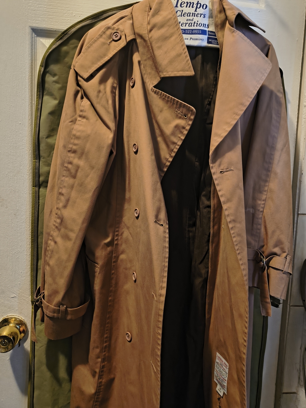 London Fog Woman's Tan Trench Coat